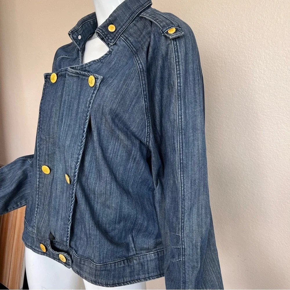 Vintage Apple Bottoms Denim Jacket with Yellow Signature Buttons - Picture 10 of 15